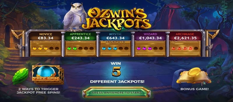 Ozwins Jackpot